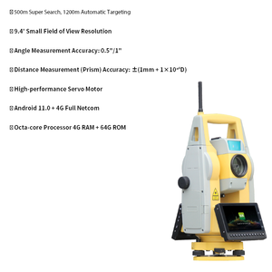 Estación Total Kolida NTS-591R10 Mire Station, la más vendida, con Android, para topografía y levantamientos. - Product Image 4