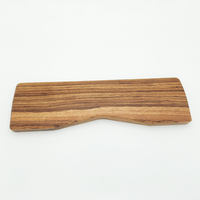 Support de poignet en bois naturel - Repose-poignets en bois de palme entier pour clavier, forme personnalisée, non peint, écologique, vente en gros