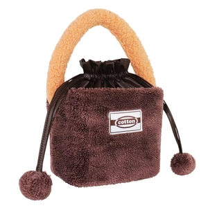 Bolso de Mano Tipo Tote Personalizado, Ecológico, de Felpa, con Diseño Vintage para Chicas, Forro de Poliéster Suave, con Dos Correas - Product Image 6
