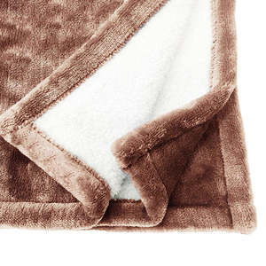 New Products Nature 110 Volt <strong>Cosy</strong> Flannel Sherpa Fleece Electric Thermal Heated Blankets <strong>Throws</strong> - Product Image 4