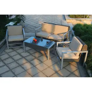 Neue Ankunfts Poly Rattan Outdoor Schnittsofa Günstige Garten Funky Rattan Möbel