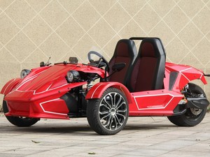 Voiture de sport à trois roues électrique <span class=keywords><strong>ZTR</strong></span> à vente chaude, batterie au lithium 72V120Ah, moteur 10kW, personnalisation d'usine - Product Image 2