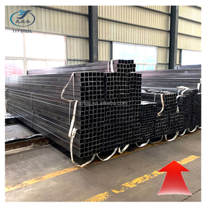 Tubes carrés creux en acier au carbone Q235 de <span class=keywords><strong>80x80</strong></span>-400x400 mm, tubes noirs ERW laminés à chaud pour la construction de structures et de meubles - Product Image 5