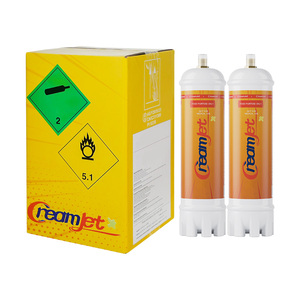 Cartouche de gaz pour crème fouettée Creamjet, jetable, 4 pièces/boîte, N2/CO2, outils pour desserts, cylindre de gaz - Product Image 1
