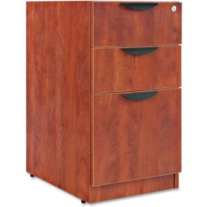 Archivador con pedestal completo de 3 cajones Alera Valencia Series, color espresso, para documentos legales/letter, 15.63 x 20.5 pulgadas - Product Image 1