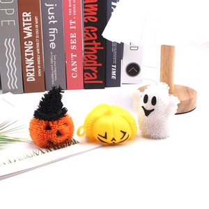 Bestseller Halloween : Pompon lumineux citrouille, Yokai et Elfe, jouet anti-stress en TPR - Product Image 2