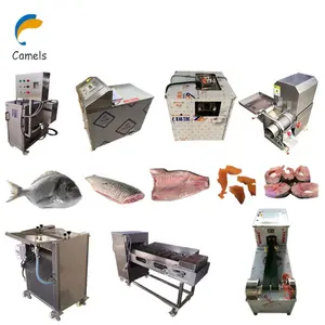 Fish Processing Plant Tilapia Trout Filleting Machine Fish Fillet Slicer