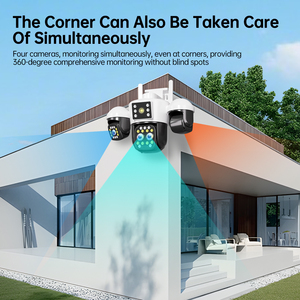 <span class=keywords><strong>กล้อง</strong></span><span class=keywords><strong>วงจรปิด</strong></span>โดม 12MP สำหรับภายนอกอาคาร ความละเอียด 4K ภาพสีเต็มรูปแบบในเวลากลางคืน ตรวจจับความเคลื่อนไหวด้วย AI ติดตามบุคคล <span class=keywords><strong>กล้อง</strong></span> IP WIFI PTZ - Product Image 5