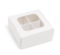 Boîte d'emballage en papier de qualité alimentaire pour les collations et les desserts, boîte de boulangerie, boîtes à mini-gâteaux écologiques personnalisées