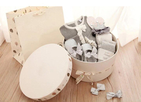 Boîte à souvenirs en papier personnalisée pour bébé avec compartiments, boîtes à mémoire imprimées personnalisées pour bébé ange