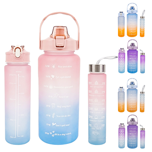 Botella de Agua Deportiva Personalizada Clásica 3 en 1 de Plástico para Gimnasio de 2000 ml con Logotipo - Product Image 2