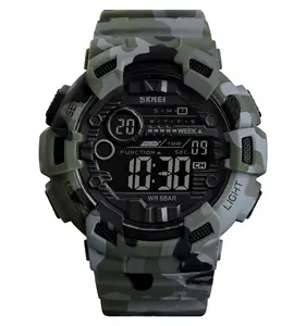 Relojes deportivos digitales para hombre, pulsera resistente al agua jam tangan SKMEI 1472, venta al por mayor