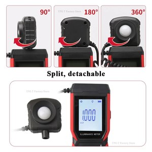 UNI-T ut381a illuminometer tích hợp & chia kỹ thuật số ánh sáng Illuminance Meter 400000 LX 37160 FC luxometer với ứng dụng - Product Image 3