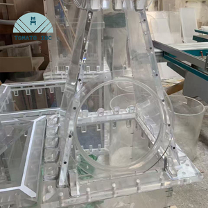 Fabricación CNC de Bridas Acrílicas PMMA de Alta Precisión TOMATO con Mecanizado de Roscas Internas y Externas, Fabricación Personalizada de Tubos Acrílicos - Product Image 1