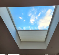 2026 Yeyon Fenêtre de toit artificielle OEM personnalisée pour plafond et balcon, à large vue, esthétique, pratique, durable et ventilée