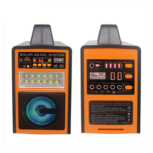 Portable <b>Solar</b> Power <b>System</b> <b>Light</b> 12V 80Wh Lithium Battery With FM Radio & MP3 Led Bulb Lighting <b>System</b> Kits Charge Power Backup - Product Image 1