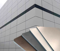 Panneaux composites en aluminium Alucobond ACM ACP de 3/4/5 mm d'épaisseur, plusieurs couleurs, prix avantageux, pour la construction de murs-rideaux