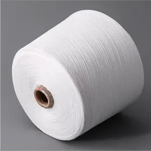 21S/1 100% Spun Polyester Sợi Đơn Cho Rèm Đan