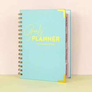 สมุดบันทึกวางแผนชีวิตแบบปกแข็งสันห่วง ขนาด A5 พิมพ์โลโก้ตามสั่ง ปี 2025 พร้อมกล่องของขวัญ - Product Image 3
