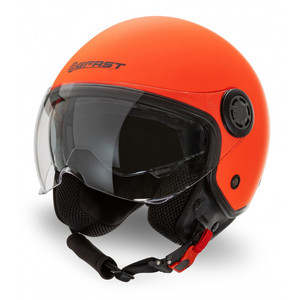 Befast RAPID III casco jet de doble visera en Matt Fluo Orange S - Product Image 1