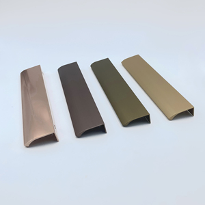 Furniture Hidden Edge Drawer Handles Customized Length Modern Aluminum Kitchen Cabinet Dresser Bedroom Bathroom School Hotel - Product Image 3