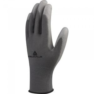 DELTA PLUS-Gants tricotés gris en polyamide VE702GR10-M avec paume en polyuréthane (multipack)-EAN MW131372 GLOVES - Product Image 1