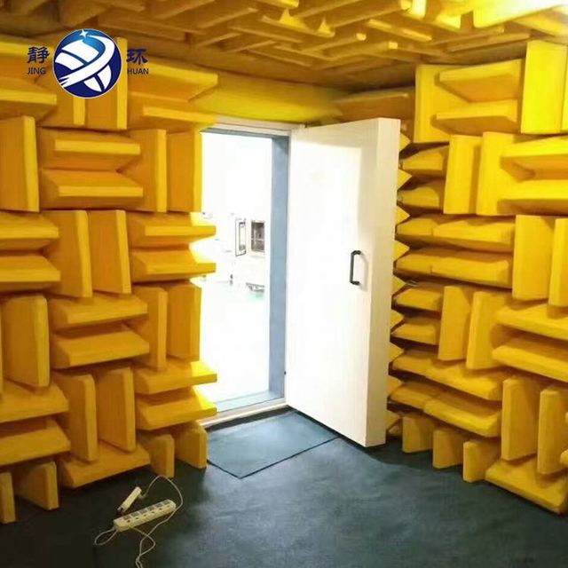 Jinghuan Professional Insulation Room Custom Large Testing Semi-Anechoic Chamber NRC 0.4 Waterproof Fireproof Eco-Friendly