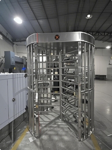 Tự động đầy đủ chiều cao turnstile cửa đôi thời gian thực giám sát đầu đọc thẻ RFID mã QR kiểm soát truy cập với kết nối wifi - Product Image 4