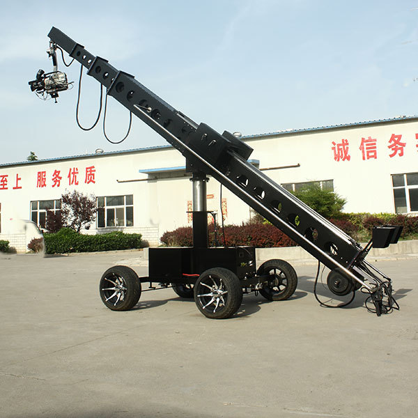 9m Techno Telescopic Cinema Crane With Electric Telescopic Arm From 4.8m to 9m