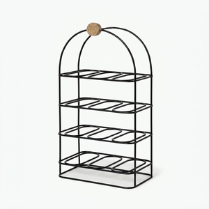 Modern Four Tier Metal Spice Rack Countertop Organizer Freestanding Storage <b>Stand</b> Kitchen Seasoning Bottle Holder Display <b>Shelf</b> - Product Image 1