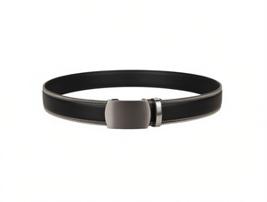 Cinturón Tejido para Hombre con Hebilla de Aleación, 4.0 cm de Ancho, 125 cm de Largo, Acabado Plateado - Product Image 1