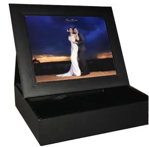 Double 100 Professional Digital Exquisite Album Leather Photo Album Box For Lovers Wedding With Cover Designs