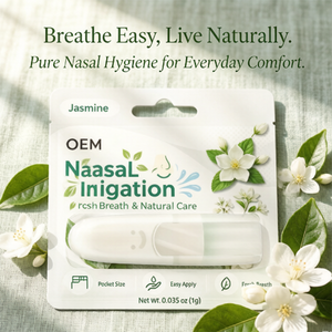 Stick Essenziale Rinfrescante per Inalazione Nasale con Fragranza Floreale Stimolante e Olio per Prevenire il Sonno e con Effetto Rinfrescante - Product Image 1