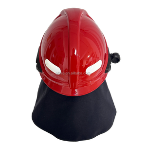 유럽 소방관 헬멧 CE EN 443/397 인증 모던 제트 하드 햇 열가소성 플라스틱 280-320C 고온 저항 - Product Image 5