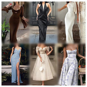 2024 vendita calda vestiti nuovi di zecca per le donne di moda di perline abito da sera, vendita all'ingrosso della fabbrica <span class=keywords><strong>abiti</strong></span> da sera per le ragazze 12 anni - Product Image 1