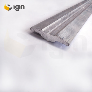 Profilé de mur-rideau en alliage d'aluminium, largeur 46 mm, grille verticale entièrement pressée, 7,8 mm, pour décoration et mur-rideau - Product Image 1