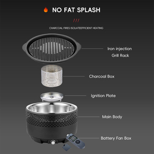 Hot Sale Portable Barbecue Grill New Design Indoor or Outdoor <b>Smokeless</b> <b>BBQ</b> Grill - Product Image 4