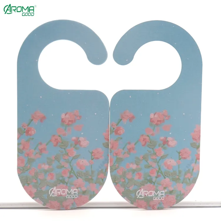 2021 new OEM/ODM Absorbing Hanging Car Perfume Air Freshener Paper Sheet For Fresheners