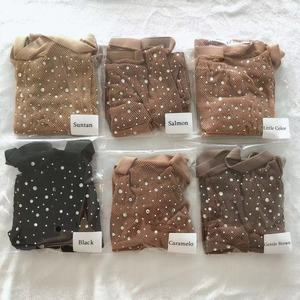 ถุงน่องตาข่ายประดับพลอยเทียมสำหรับผู้หญิงถุงน่องแฟชั่นสตรีมี5สี - Product Image 6