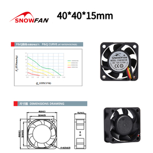 Fábrica micro 40x40x15 4cm ventilador Bola Dupla manga rolamento 4015 dc 24v 12v alta velocidade mini ventilador de refrigeração