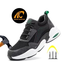 Chaussures de sécurité Tiger Master, nouvelles tendances, anti-écrasement, embout en acier, anti-perforation, chaussures de travail confortables pour hommes, 6kv