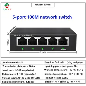 Gigabit-Netzwerk-Switch 5-Port 8-Port 16-Port 24-Port dedizierte Webcam verwendet den neuesten Hochgeschwindigkeits-Ethernet-Switching-Chip