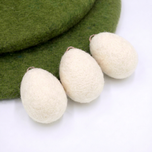 Wholesale Child Floral Felt Easter <b>Egg</b> Ornament Handmade Spring Hanging <b>Decor</b> Gift Set - Product Image 3