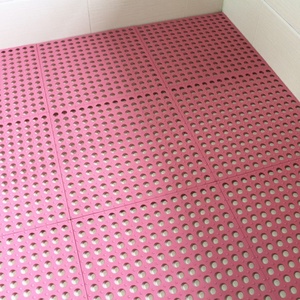 Alfombra de Ducha de PVC Suave de Alta Calidad, Antideslizante, para Baño y Cocina, Impermeable, con Drenaje - Product Image 5