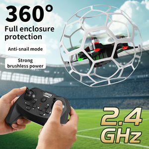 Drone sphérique L6 sans balais, anti-choc, avec baromètre et maintien d'altitude, jouet volant d'intérieur sûr avec rotation à 360° - Product Image 6