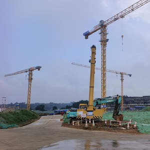 Vente flash 2026 Style Prix usine DAHAN Grue à tour à flèche plate 10 tonnes 7013 QTZ160 Moteur 160t.m Moment de levage 200m Hauteur de levage - Product Image 6