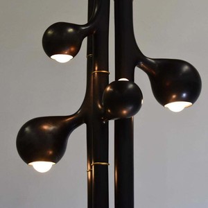 Lámpara de araña ovalada moderna con luz LED, decoración para el hogar, lámpara colgante de un solo cabezal para sala de estar, dormitorio, iluminación de techo - Product Image 2