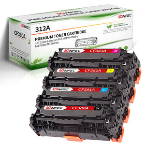 Cartouche de toner couleur compatible 312A CF380A Bk/<span class=keywords><strong>CF381A</strong></span> C/CF382A Y/CF383A M pour HP PRO Mfp M476 - Product Image 1