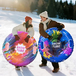 Tube de neige <span class=keywords><strong>gonflable</strong></span> pour le camping d'hiver, traîneaux de neige en PVC épais et résistant - Product Image 6