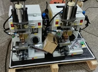 Machine à fabriquer des montures en acétate, machine à insérer des charnières de lunettes optiques, charnières à ressort à tête unique, machine d'insertion de charnières